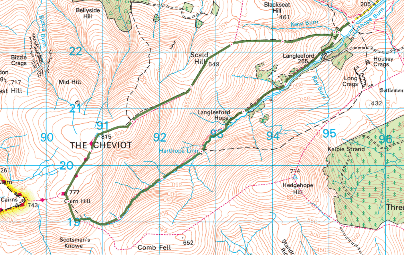 OL16: Cheviot Hills – Visiting all the maps!